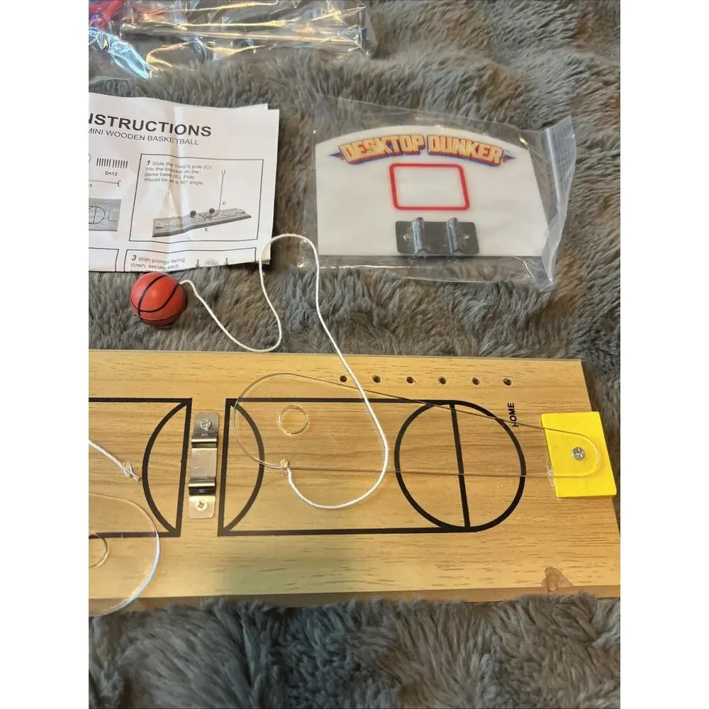 Modern Monkey Desktop Dunker Basketball Wooden Mini Game